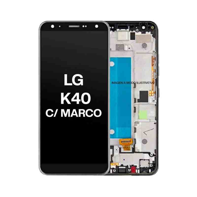 MODULO LG K40 CON MARCO